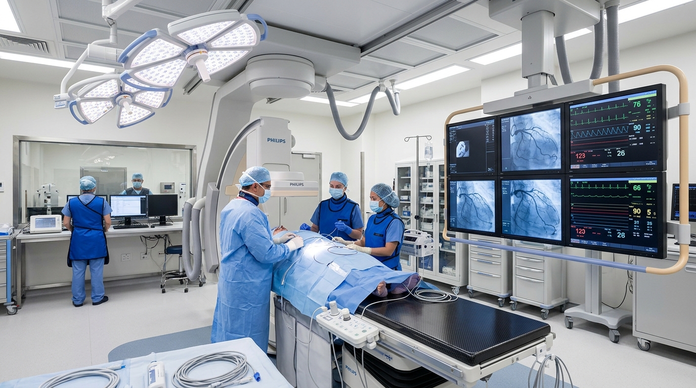 Adult Cardiology Cath Lab at Samarth JJ Hospital