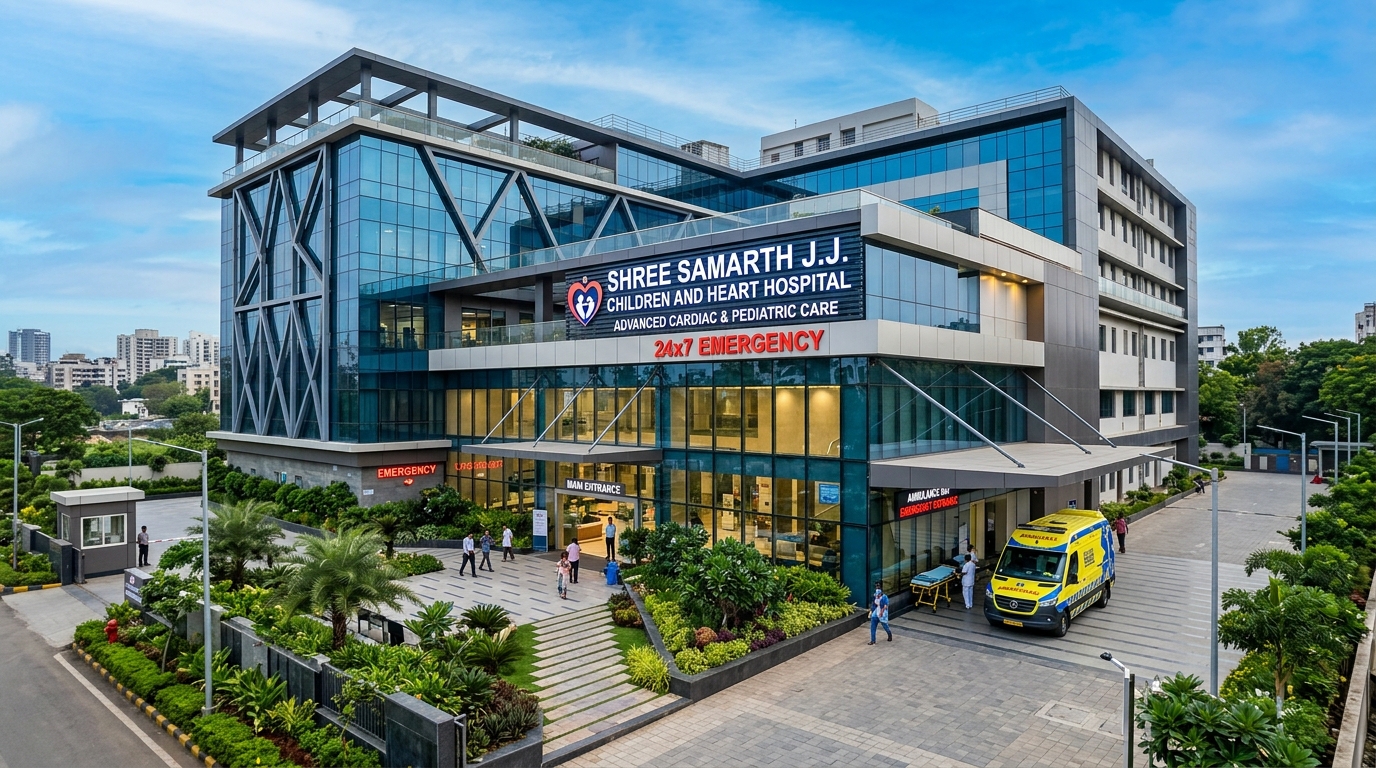 Shree Samarth J.J. Children and Heart Hospital Kalaburagi exterior building